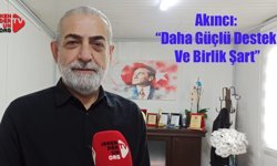 Akıncı: “Daha Güçlü Destek Ve Birlik Şart”