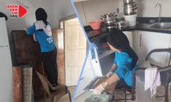 Erzin’de ‘Evde Temizlik ve Vefa Projesi’