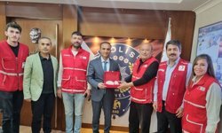 Kızılay’dan Emniyet Müdürü Güneş’e Kutlama Ziyareti