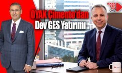 OYAK Çimento’dan Dev GES Yatırımı…