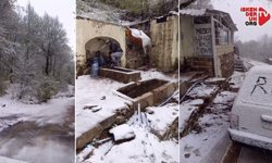 Amanoslar’da Mayıs Ayında Kar Sürprizi