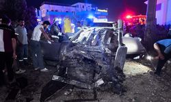 Karahüseyinli Kavşağı'nda Trafik Kazası...