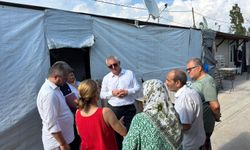 Kaymakamdan Konteyner Kentlerde Tahliye Bilgilendirmesi