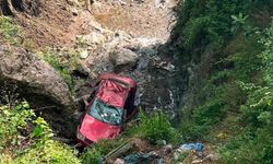 Payas'ta Otomobil Ormanlık Alana Uçtu…