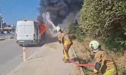 Samandağ'da Araç bir anda Alev Topuna Döndü!