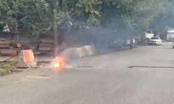 İskenderun Direk Devrildi Elektrik teli koptu...