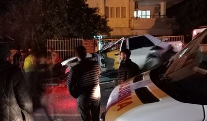 Erzin’de otomobil takla attı…