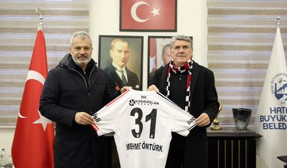 BJK Başkanı  Adalı HBB Başkanı Öntürk’ü Ziyaret Etti