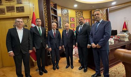 Hatay Tabiatı Koruma Derneği’nden Bahçeli’ye ziyaret