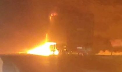 Belen Kıcı Mevkiinde TIR Yangını