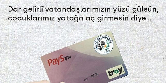 Halkın Kartı Halk Kart İle Milaslı Hemşerilerimizin Yanındayız