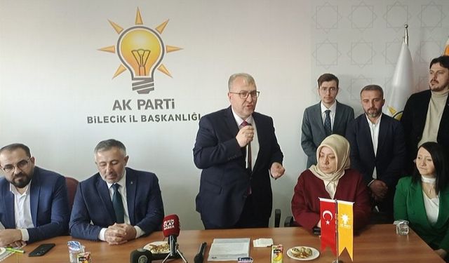 Bakan Yardımcısı Halil Eldemir Bilecik'ten vekilliğe talip oldu