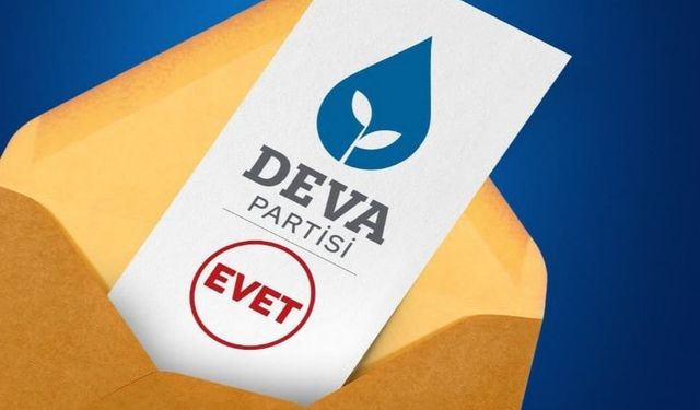 DEVA 41 ilde kendi logosuyla seçimlere katılacak