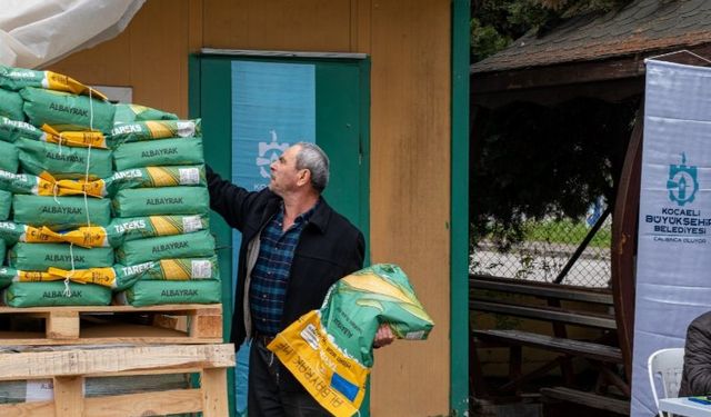 Kocaeli çiftçilere tohum dağıtıyor