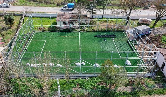 Kocaeli köylere futbol sahası kazandırıyor