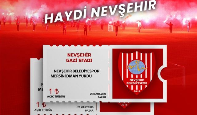 Nevşehir Belediyespor yönetiminden taraftara büyük hizmet