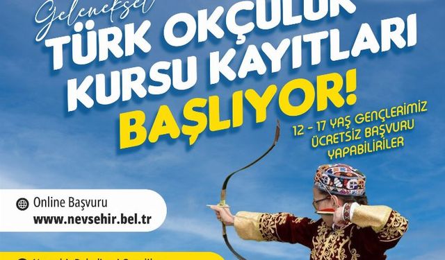 Nevşehir'de ok meraklıları için kurs