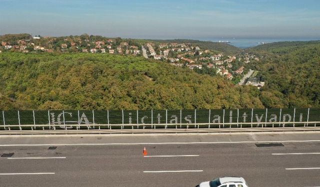 Atık lastikler ses bariyeri oldu