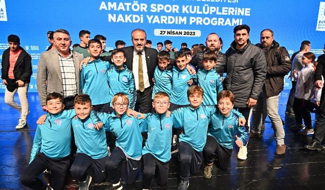 Bursa'da amatör kulüplere 'Büyükşehir' gücü