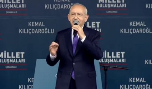 Kılıçardaroğlu Çanakkale'den 'söz' verdi: "Hayalleriniz Bay Kemal'in hedefi olacak"