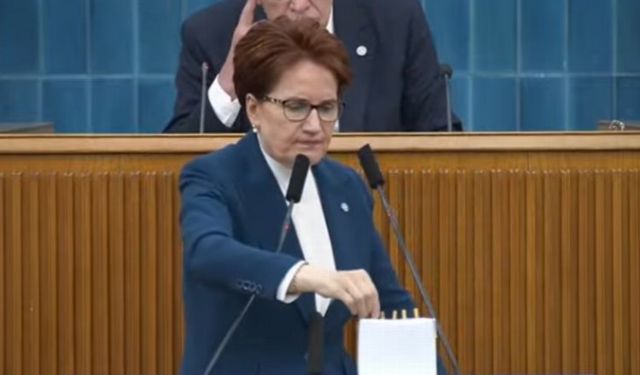 Meral Akşener kürsüdeki kurşunları yere attı! Söz istedi!