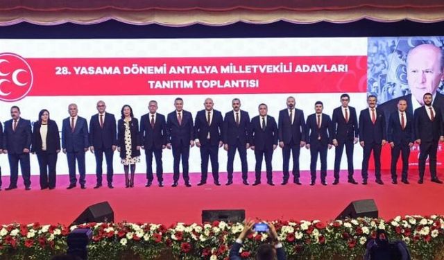 MHP Antalya milletvekili adayları tanıtıldı