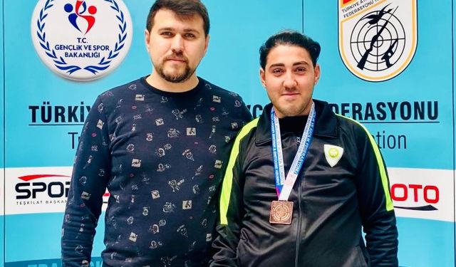 Para Atıcılıkta Manisalı sporcu Türkiye 3'üncüsü oldu