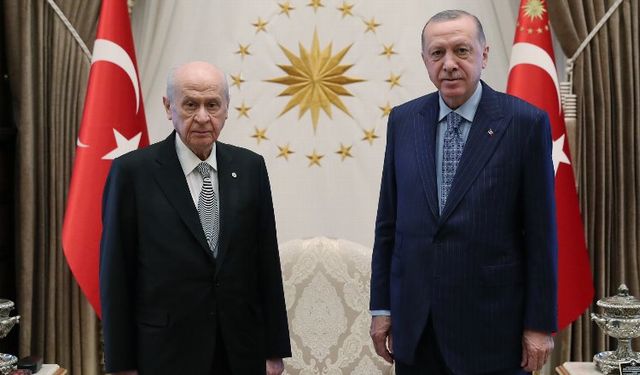 Erdoğan Bahçeli ile bir araya geldi