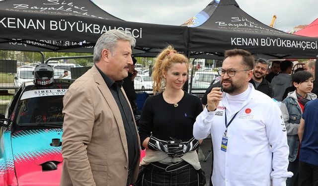 Kayseri Melikgazi'de Togg'lu slalom yarışı