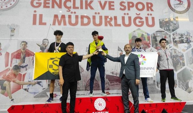 Kocasinan Belediyespor sporcusu Mehmet Ali Türkiye üçüncüsü