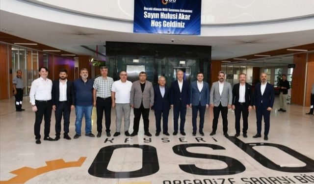 Kayseri OSB Hulusi Akar'ı ağırladı