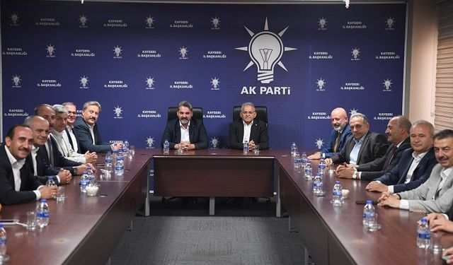 AK Parti Kayseri'ye başkanlardan ziyaret