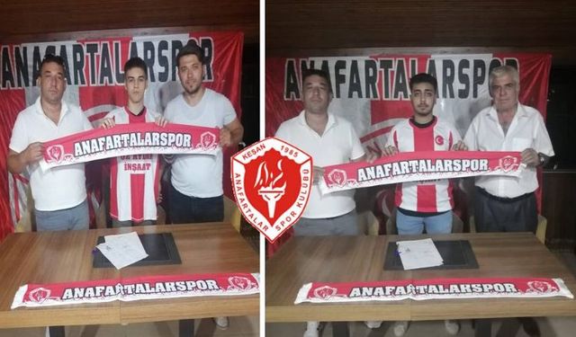 Anafartalarspor Deniz ve Görkem'le anlaştı