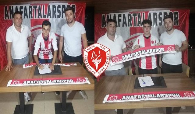 Anafartalarspor, Şeref Eray Gezer ve Baran Demir ile anlaştı