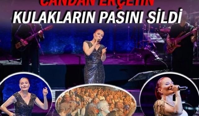 Candan Erçetin kulakların pasını sildi