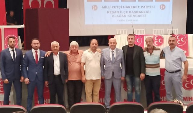 Keşan MHP’de Adnan İnan güven tazeledi