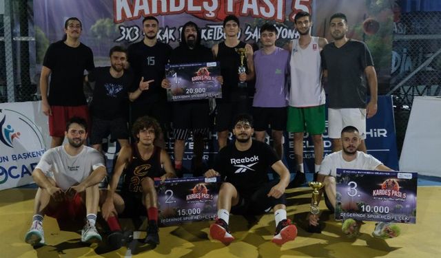 Kocaeli sokak basketbolunda heyecan dolu final