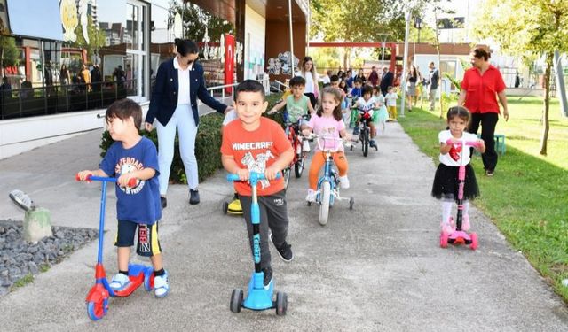 Manisalı miniklerden 'hareketlilik' farkındalığı