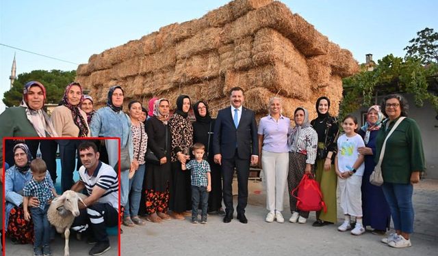 Tarladaki atıklar kuzuya dönüşüyor