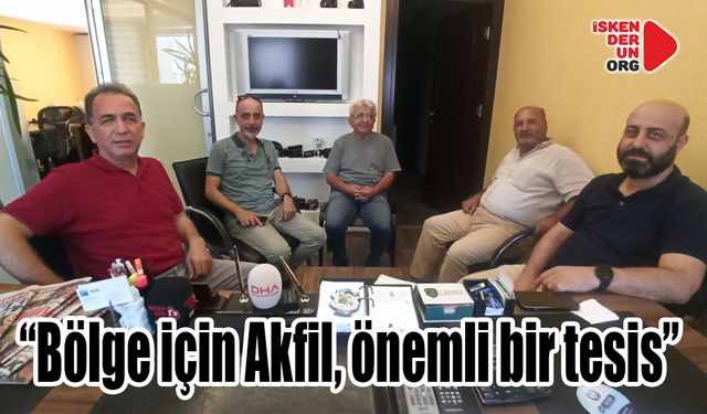 Dinçer, Sektörel ve İskenderun.org ekibini ziyaret etti…