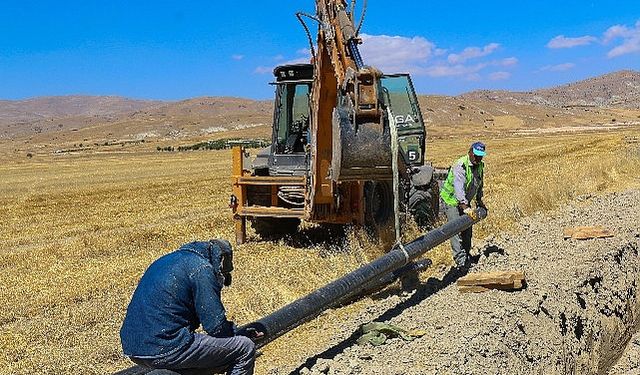 Avdan ve Beğiş mahallelerinin içme suyu hattı yenileniyor