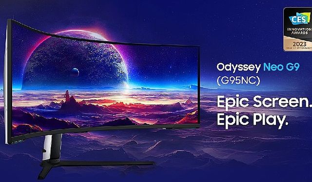 Samsung Electronics Dual UHD Oyun Monitörünü Tanıttı: Odyssey Neo G9 57