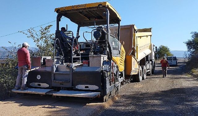 Yatağan Hisarardı Mahallesinde Yol Çalışması