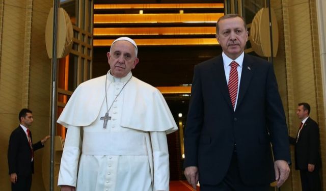 Cumhurbaşkanı Erdoğan'dan Papa ile Gazze görüşmesi