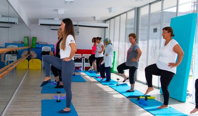 Kadınlara ücretsiz pilates kursu