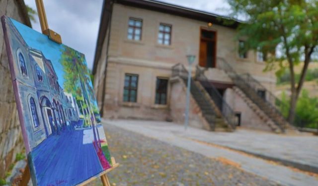 Kayseri Melikgazi'nin güzellikleri tuvallere yansıyor