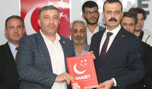 Saadet Partisi Bursa'dan Büyükşehir Belediyesi'ne ilk talip çıktı