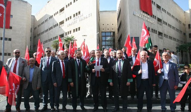 Saadet Partisi Bursa'dan İsrailli yetkililere suç duyurusu