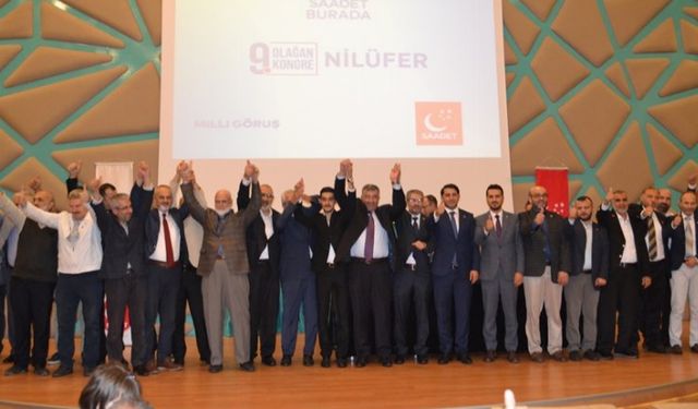 Saadet'te Bursa Nilüfer'de bayrak değişimi