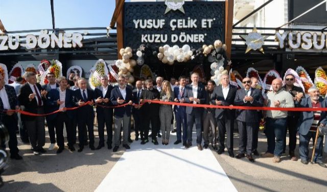 Yusuf Çelik Et Kuzu Döner'den lezzet dolu açılış